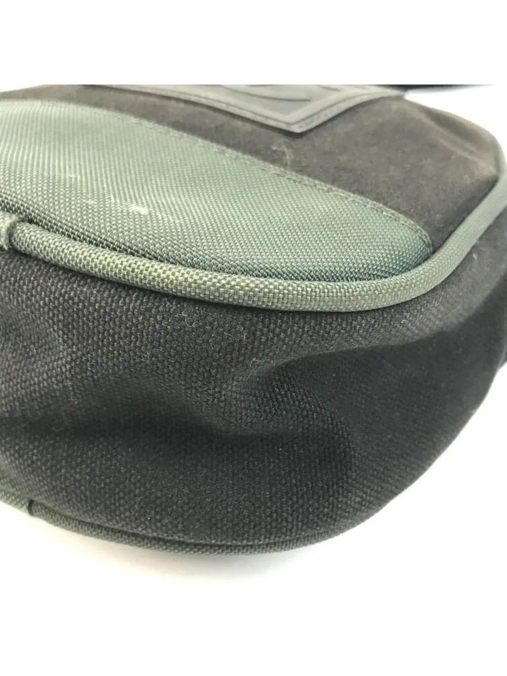 Chanel Shoulder Bag CC Logo Canvas Black